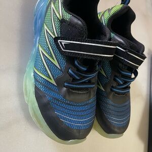 Kids' Blue and Green Athletic Shoes